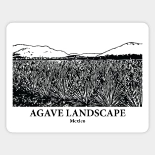Agave Landscape - Mexico Magnet